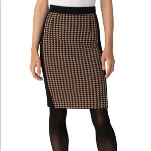 Akris punto Black & Tatami Mini Skirt